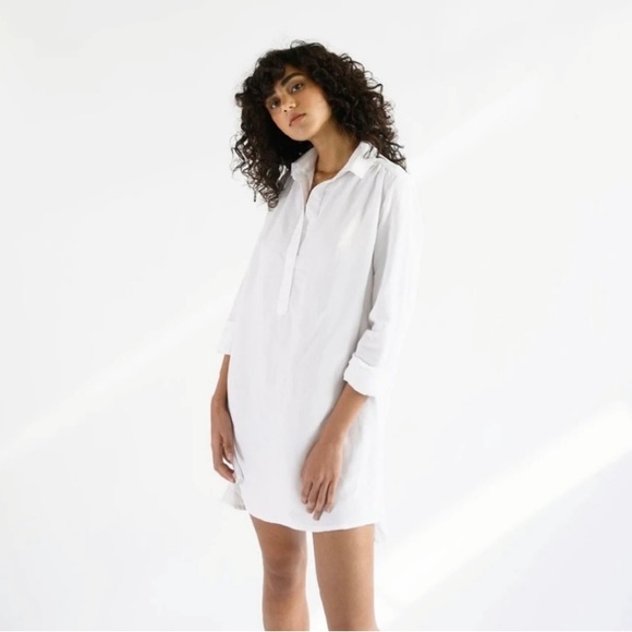 Uncle Studios Linen Shirt Dress - Picture 2 of 3